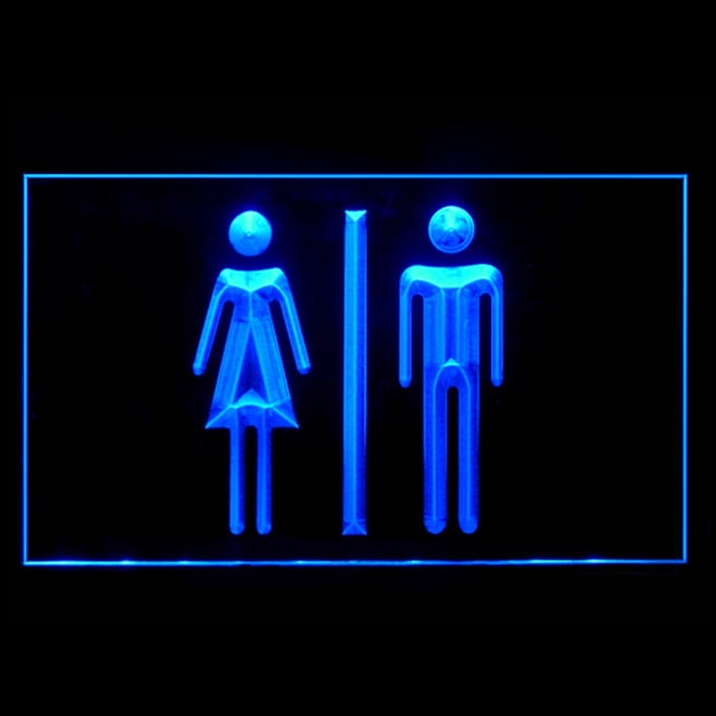 120028 Toilet Restroom Washroom Bathrooms Lounge Display LED Light Sign ...