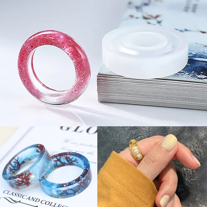 New Silicone Ring Mold DIY Making Resin Ring Molds Resin Jewelry Mold for Ring  Ring Silicone Mould 16-18mm Ring Craft Mold -  Hong Kong