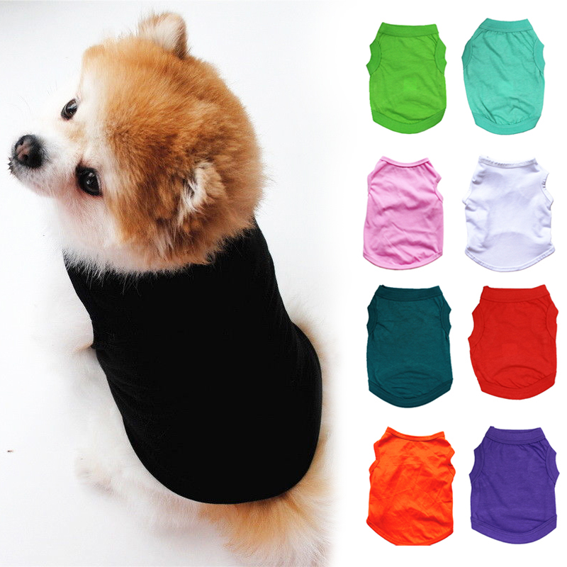 Pet Simple Dog Vest Cotton Basic 