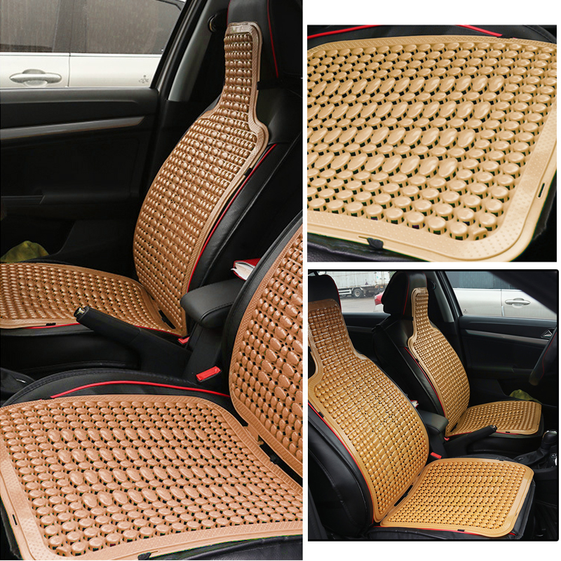 natural wood beaded seat cover