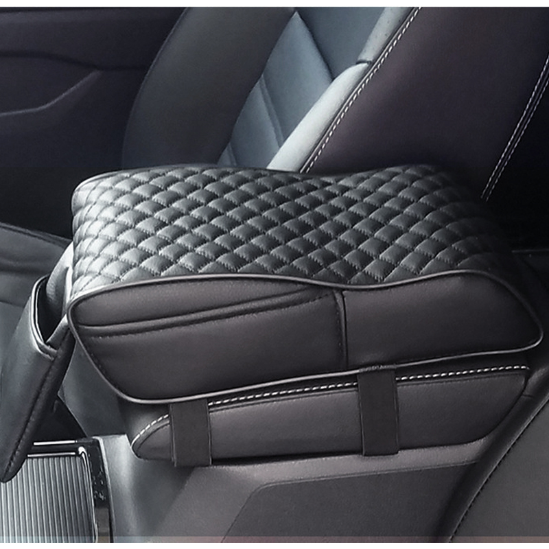 Car SUV PU Seat Armrest Cushion Cover Rest Center Box Armrest Pillow ...