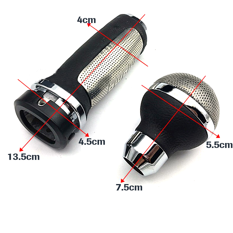 Manual Car Stick Shifter Gear Shift Knob Metal Mes