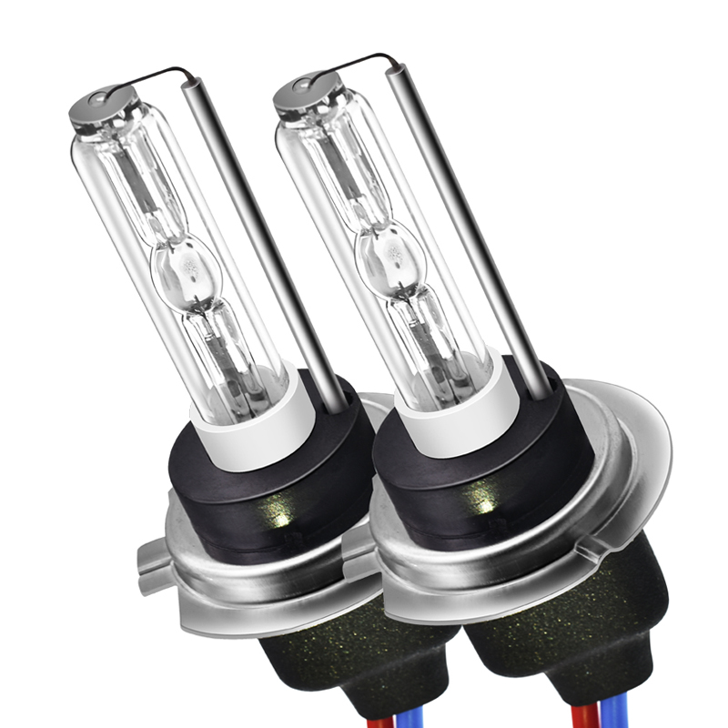 ESUPPORT H7 55W 6000K Xenon Gas Halogen Headlight White Light Lamp Bulbs  Pack of 2