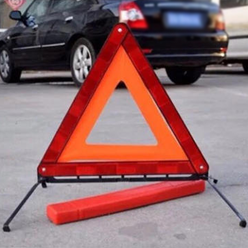 Car Trucks Breakdown Warning Triangle Emergency Reflector Sign Road ...