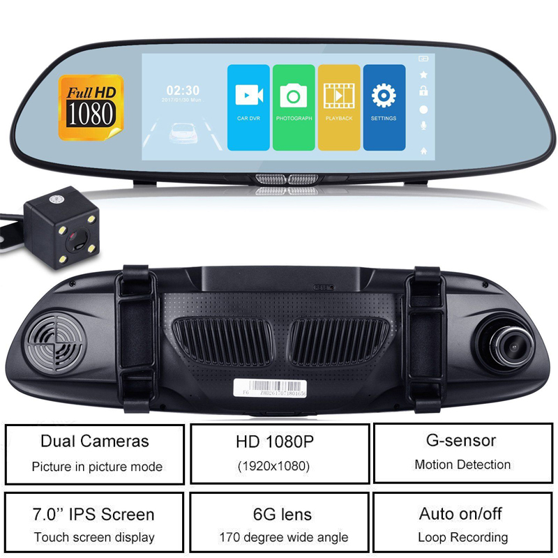 how mirror dash cam works