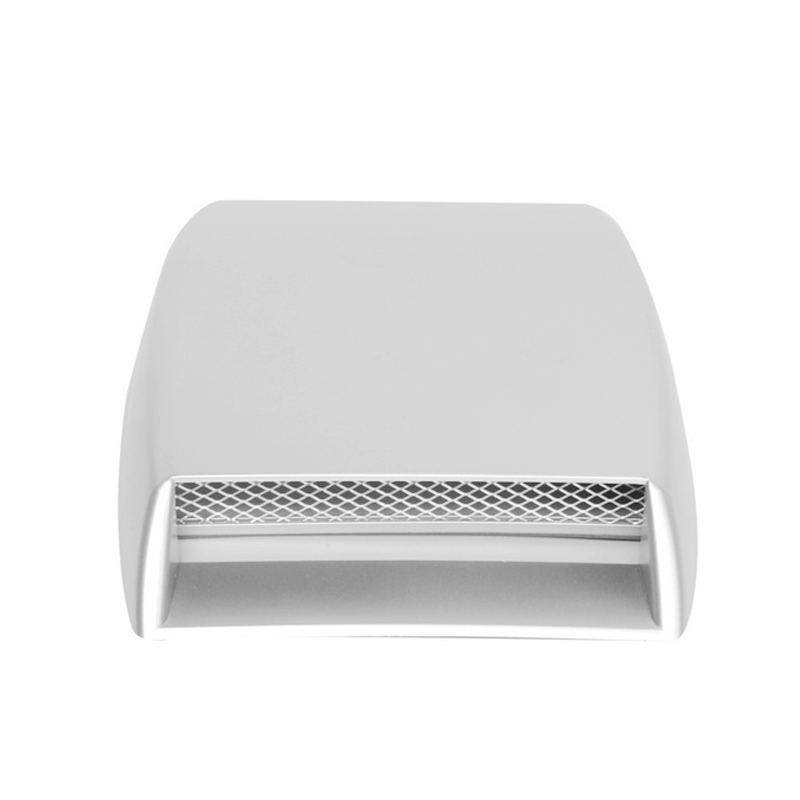 White Hood Air Flow Intake Vent Cool Car SUV Front Grille Decorative Cover 3D | eBay