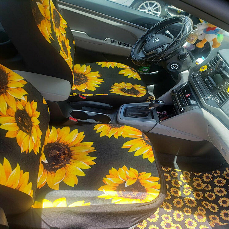 sunflower seat covers for cars