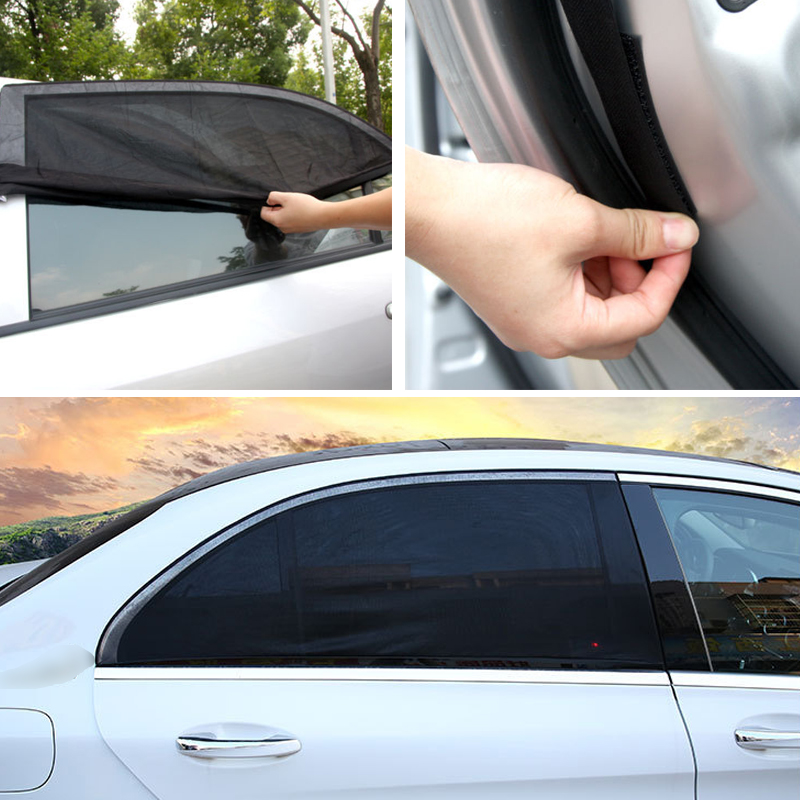 Car Unique Design Sun Block Sunshade Net Side Window Anti-mosquito ...