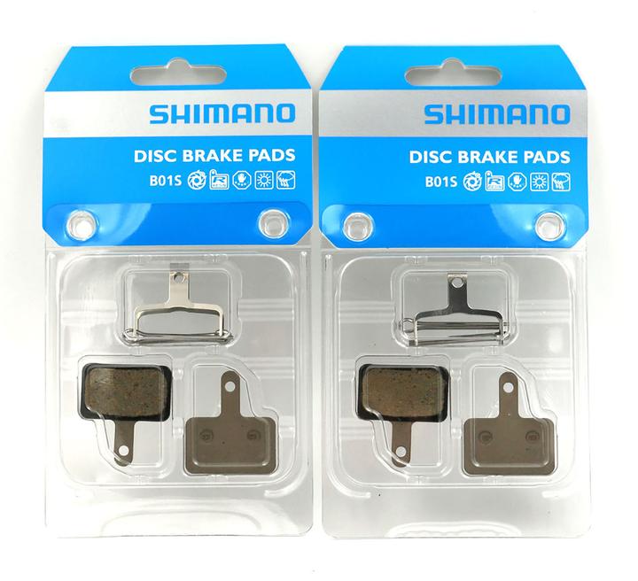 Genuine Shimano B01s Resin Disc Brake Pads Mtb Br M575 M495 M486 M485 M445 Bulk 741296557792 Ebay