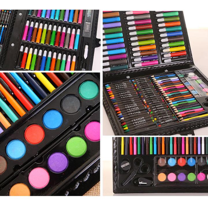 Art Painting Set 145/150/168/Water Color Pen Crayon Oil Pastel Colored  Pencil Drawing Stationery Gift Kit For Children From Sophine14, $49.83