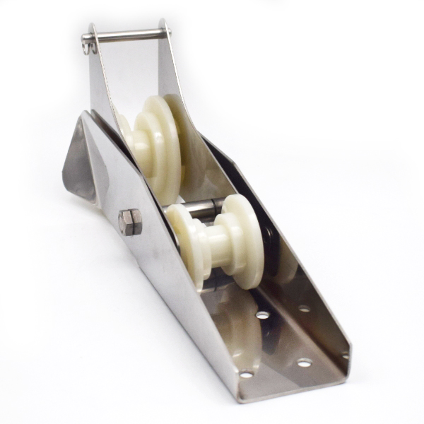 marine stainless steel hinged self-launching bow anchor